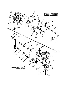 Pump and shelf Diagram and Parts List for SPA610-  Snapper Lawn Mower