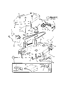 48" mower deck Diagram and Parts List for SPE361  Snapper Lawn Mower