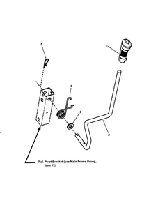 Housing Suspension Diagram and Parts List for LT24520 7800317 Snapper Lawn Tractor