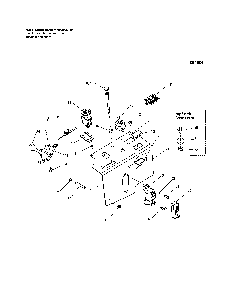 Instrument control panel Diagram and Parts List for 5900665  Snapper Lawn Mower