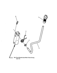 Housing Suspension Diagram and Parts List for SLT23460FC 7800318 Snapper Lawn Tractor
