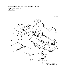 48"-housing/covers/spindles/blades Diagram and Parts List for 5900702  Snapper Lawn Mower