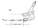 Throttle Controls Diagram and Parts List for AP21507B  Snapper Lawn Mower