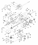 Drive System Self-Propelled Diagram and Parts List for AP21507B  Snapper Lawn Mower