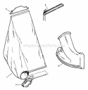 Part Location Diagram of 7063301 Snapper Assembly, Grass Bag