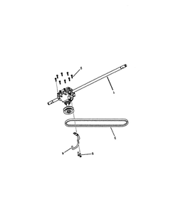 Transmission (22 Inch) Diagram and Parts List for 7800230 NSPV22675HW Snapper Lawn Mower