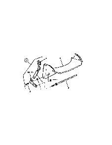 Front wheel bracket Diagram and Parts List for RP216018KWV  Snapper Lawn Mower