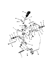 Traction control Diagram and Parts List for SPA481 SERIES 3 Snapper Lawn Mower