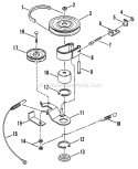 Part Location Diagram of 7034043 Snapper Guide, Belt