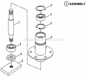 Part Location Diagram of 7027668YP Snapper Spindle 6.5