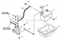 Electrical Components Diagram and Parts List for BH140H33BBV 80878 Snapper Lawn Tractor