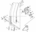 Implement Lift Parts Diagram and Parts List for BH125G38BB 82356 Snapper Lawn Tractor