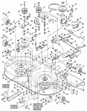 Part Location Diagram of 7053227YP Murray Chute & Hinge Asmy