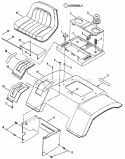 Part Location Diagram of 7073424 Snapper Decal,