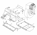 Engines Covers Diagram and Parts List for BH3200  Snapper Snow Blower