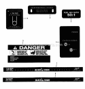 Decals Diagram and Parts List for BH3200  Snapper Snow Blower
