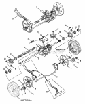 Part Location Diagram of 7033768YP Murray BRACKET, TRANSMISSION