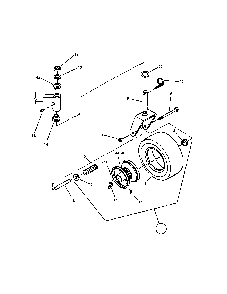Caster, wheel and tire Diagram and Parts List for SPA481 SERIES 3 Snapper Lawn Mower
