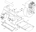 Engine Covers Diagram and Parts List for C3203 82467 Snapper Snow Blower
