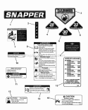 Part Location Diagram of 277802 Snapper Label, Emissions, Small Volume Exemption