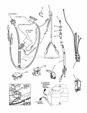 Electrical Systems (For 115Hp Briggs Recoil) Diagram and Parts List for C3317523BVE 7800368 Snapper Lawn Tractor