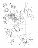 Main Case  LH Fender Diagram and Parts List for C3317523BVE 7800368 Snapper Lawn Tractor
