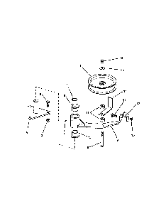 Part Location Diagram of 7041295 Snapper Weldment, Idler Pivot