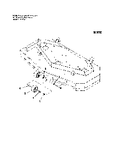 48" mower deck-rollers Diagram and Parts List for 5900702  Snapper Lawn Mower