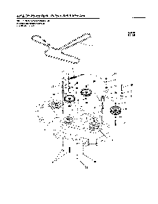 Pulleys/belt/idler arm Diagram and Parts List for 5900665  Snapper Lawn Mower