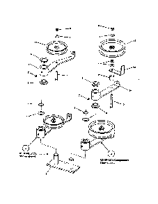 Idler (58885) Diagram and Parts List for 85673  Snapper Lawn Mower