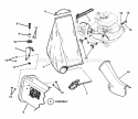Grass Bag Accessory Diagram and Parts List for CP215017HV 84907 Snapper Lawn Mower