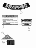 Decals Pt 2 Diagram and Parts List for CP215017HV 84907 Snapper Lawn Mower