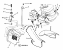 Adapter Brackets Diagram and Parts List for CP215013KWV 84667 Snapper Lawn Mower