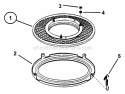 Snapperizer (Accessory) Diagram and Parts List for CP215013KWV 84667 Snapper Lawn Mower