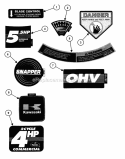 Part Location Diagram of 7035737YP Snapper Decal, 4 Hp - 2 Cycle