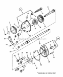 Transmission (Differential) Diagram and Parts List for CRP216018KWV 80656 Snapper Lawn Mower