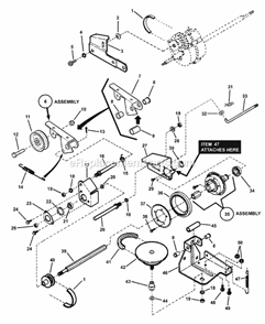 Drive System Self-Propelled Diagram and Parts List for CP215519HV 7800038 Snapper Lawn Mower