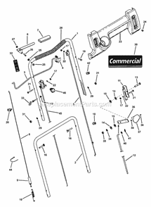 Part Location Diagram of 7102235YP Murray CABLE, BAIL