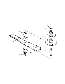 Spindle-38" cutting deck Diagram and Parts List for WLT145H38GKV  Snapper Lawn Tractor