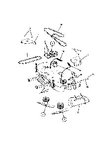 52" cutting deck pt. 2 Diagram and Parts List for 85673  Snapper Lawn Mower