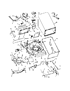 Deck Diagram and Parts List for 13037123  Snapper Lawn Mower