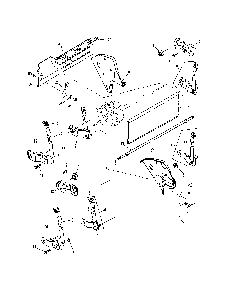 Rear wheel brackets/latches Diagram and Parts List for NFR216012  Snapper Lawn Mower