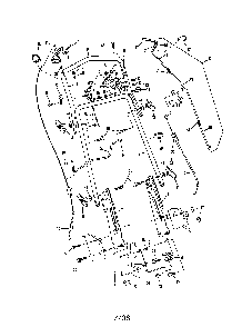 Handles/controls Diagram and Parts List for NFR216012  Snapper Lawn Mower