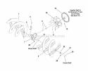 Auger Drive Group Diagram and Parts List for E13388E 1695098 Snapper Snow Blower