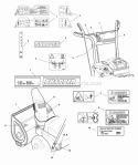 Part Location Diagram of 1733271SM Murray DECAL-DASH FRONT SNAP