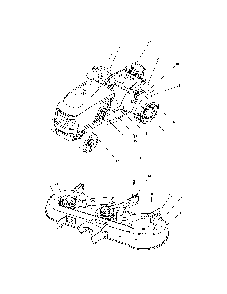 Decal Diagram and Parts List for 28838  Snapper Lawn Tractor