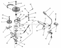 Belts Brakes Interlock Diagram and Parts List for E250816BE  Snapper Lawn Tractor