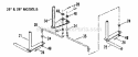 Front End Steering (Part 2) Diagram and Parts List for E250818BE 84265 Snapper Lawn Tractor