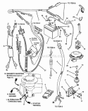 Electrical Systems (For 8 10 12  13 Hp Briggs) (Part 1) Diagram and Parts List for E281320BE  Snapper Lawn Tractor