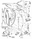 Electrical Systems Diagram and Parts List for E250818BE 84265 Snapper Lawn Tractor